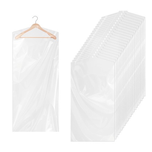 Pack clear plastic garment - pack,